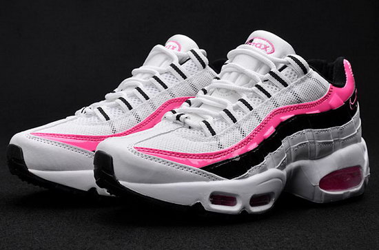 Womens Nike Air Max 95 White Black Pink 36-39 Factory Outlet